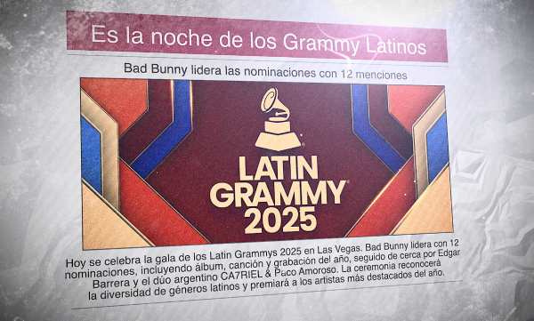 Featured image for “Es la noche de los Grammy Latinos | 13 de noviembre 2025”